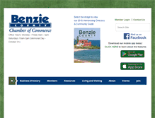 Tablet Screenshot of benzie.org